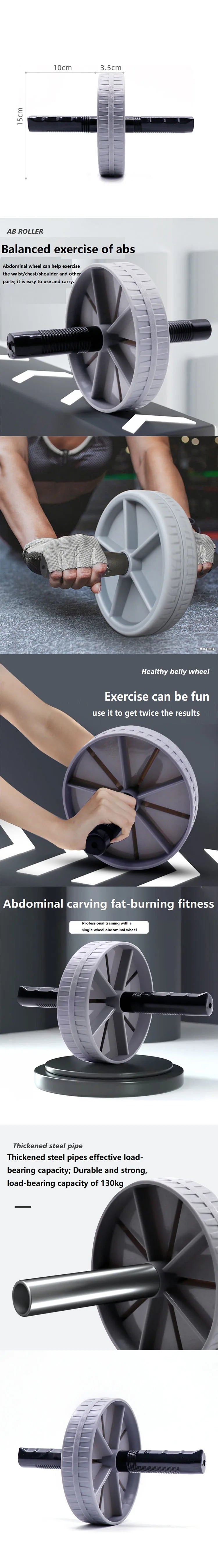 Abdominal Wheel Ab Roller Slide Abs Exercise Equipment Abdominal Wheel Ab Roller Abdominal Roll Abs Roller Workout JFL01