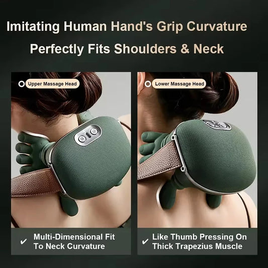 Neck Massager Back Shoulder Massager for Muscle Relax Multifunctional Neck And Shoulder Relaxing Massage Shawl Massaging body