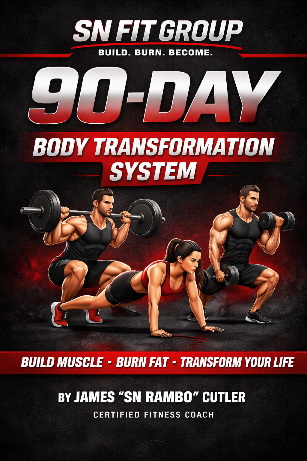 90-Day Body Transformation System – Home Workout & Fat Loss Program (Build Muscle & Burn Fat Fast