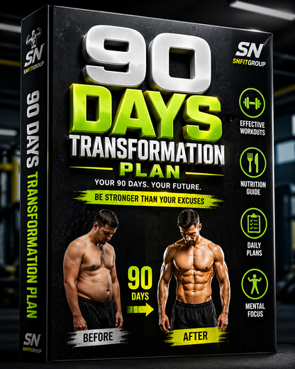 90-Day Body Transformation System – Home Workout & Fat Loss Program (Build Muscle & Burn Fat Fast