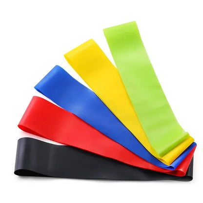 1/3/4Pcs Resistance Bands Yoga Band Fitness Exercise Training Hip Tension Band Leg Squat Dance Elastic Loop Stretch Band