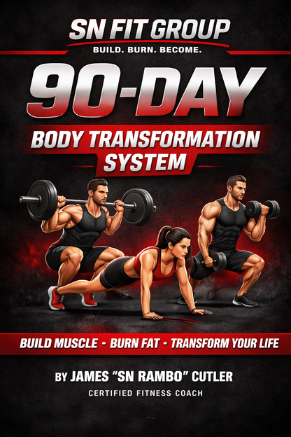 90-Day Body Transformation System – Home Workout & Fat Loss Program (Build Muscle & Burn Fat Fast